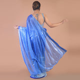 Sequence saree on lycra