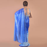 Sequence saree on lycra
