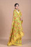 Kantha On Tusser silk
