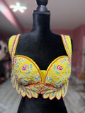 Bralette blouses with Hand embroidery