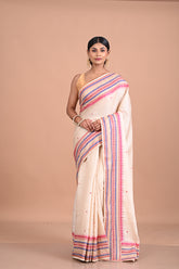 Tusser weave with work