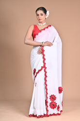 Dori Work on Crepe Silk Saree