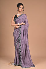 Chinon Crepe saree