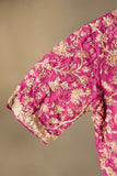 Pink Zardozi work blouse