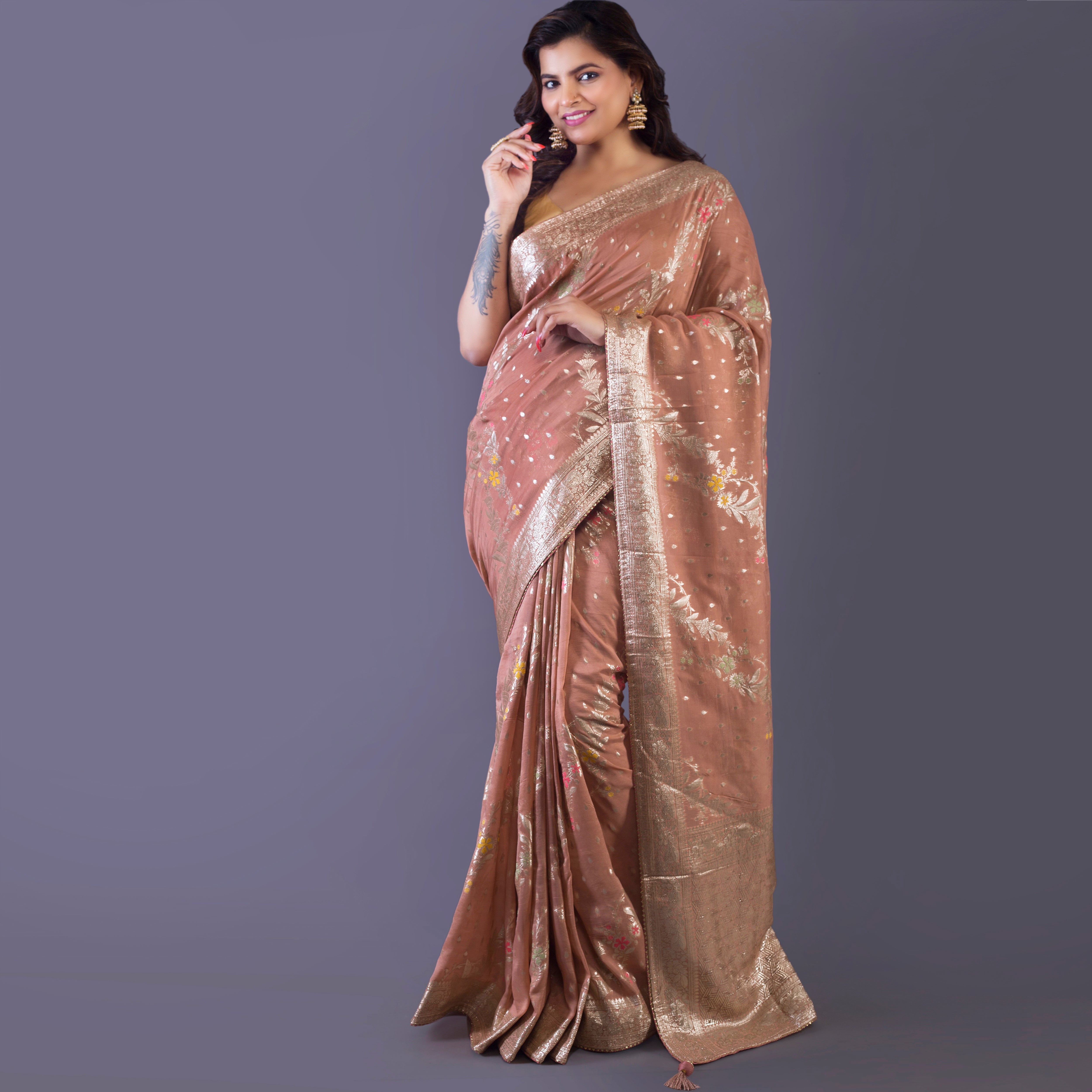 BAnarasi silk tissue