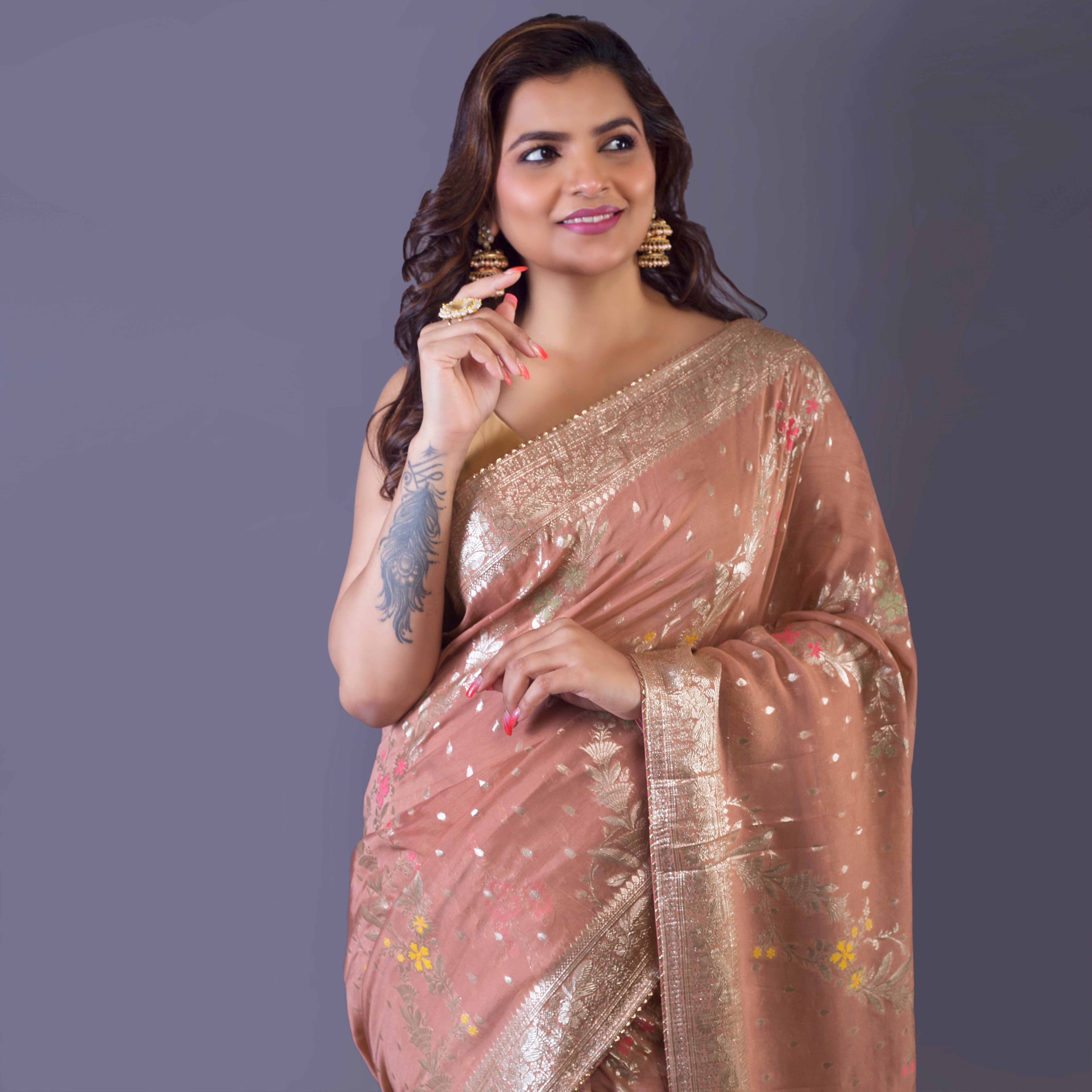 BAnarasi silk tissue