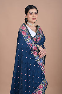 Parsi Machine embroidery on Tusser