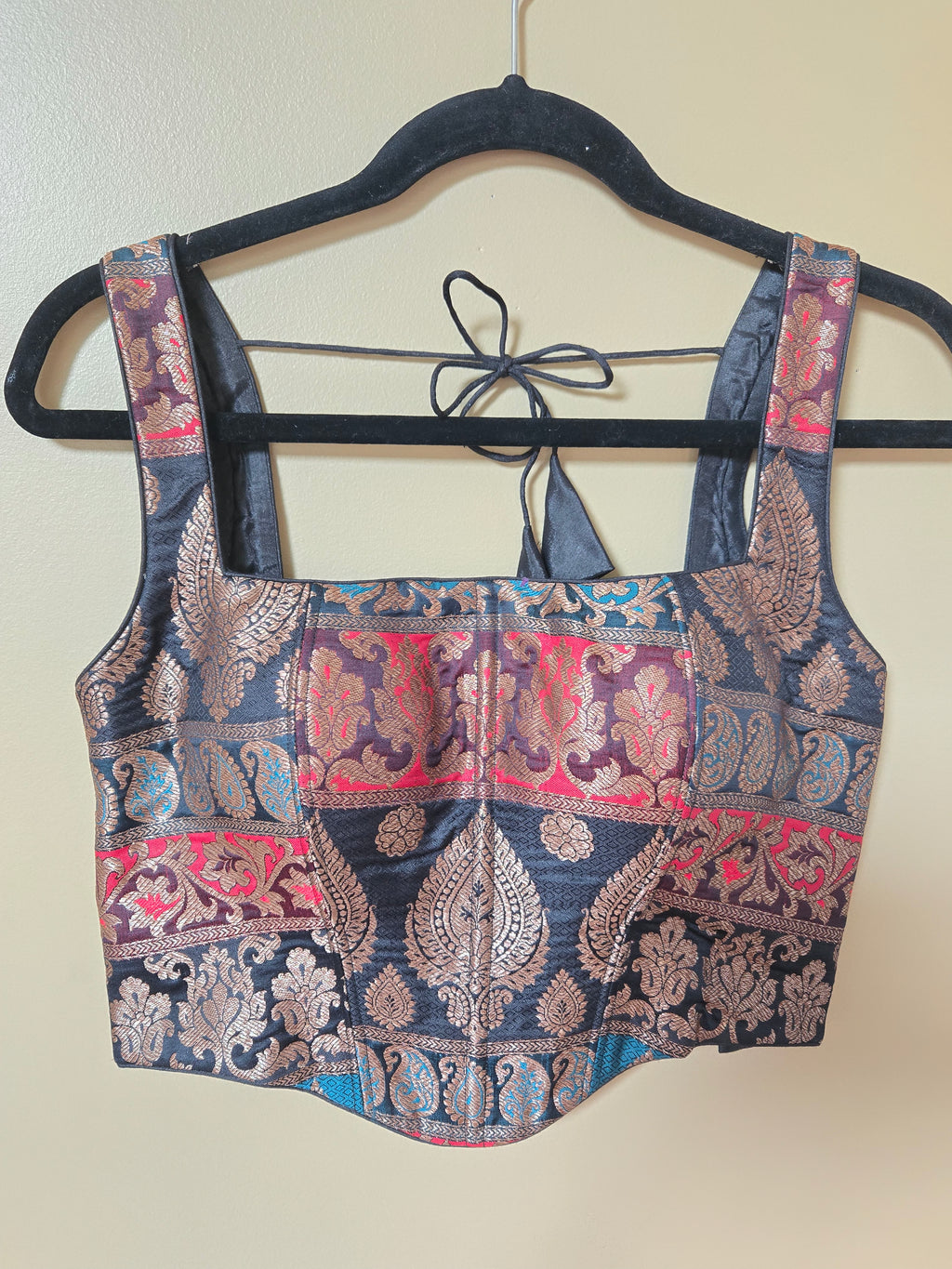 Pure banarasi Brocade Corset blouse