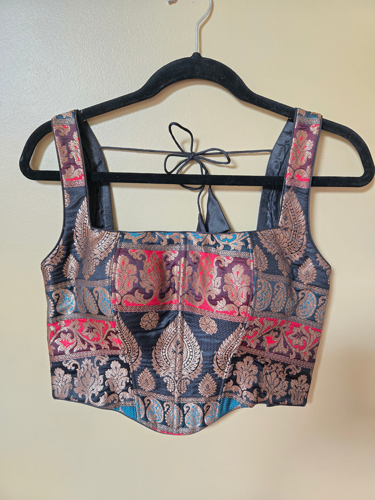 Pure banarasi Brocade Corset blouse