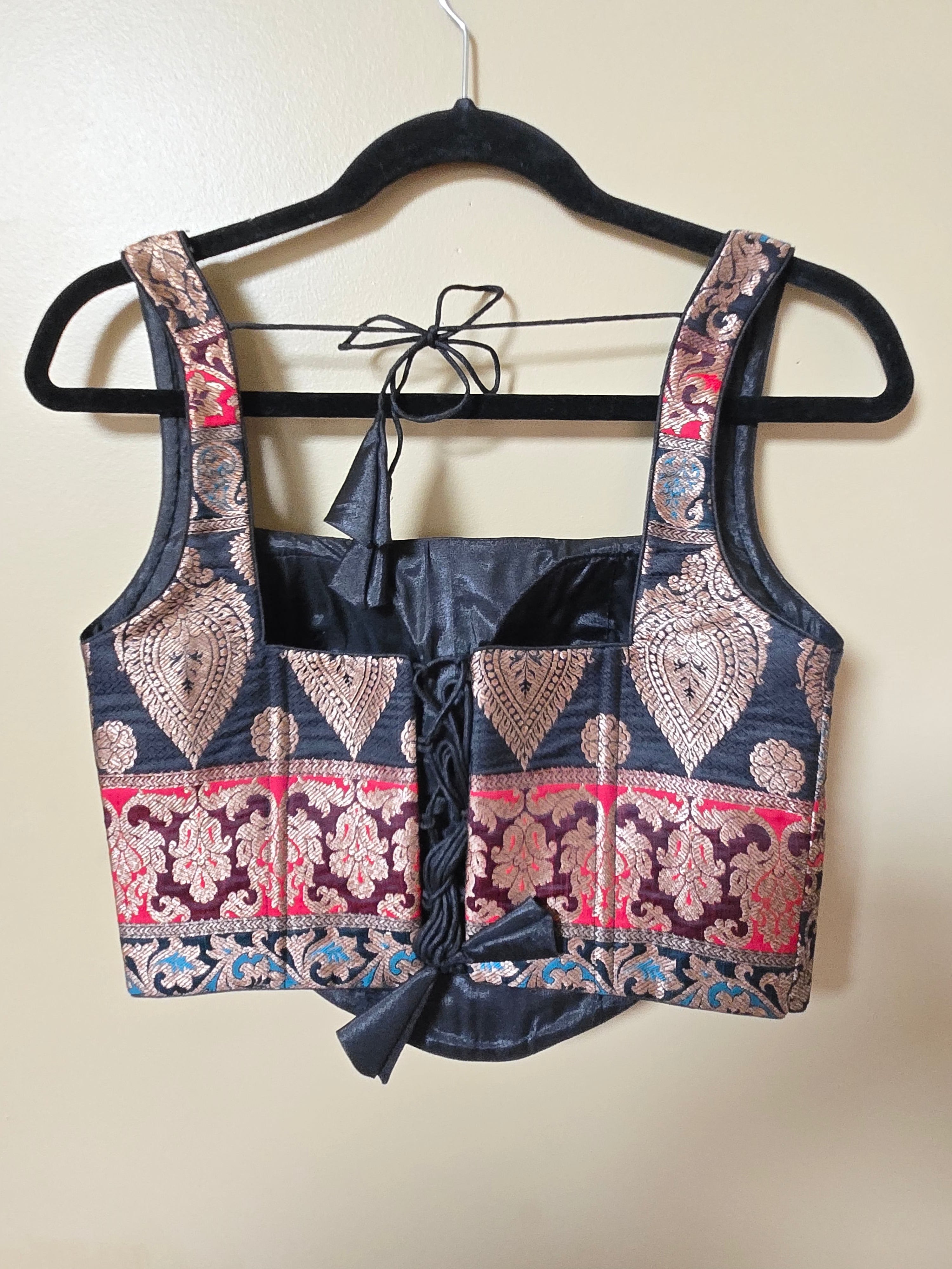 Pure banarasi Brocade Corset blouse