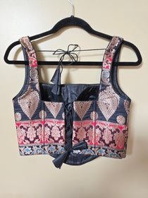 Pure banarasi Brocade Corset blouse