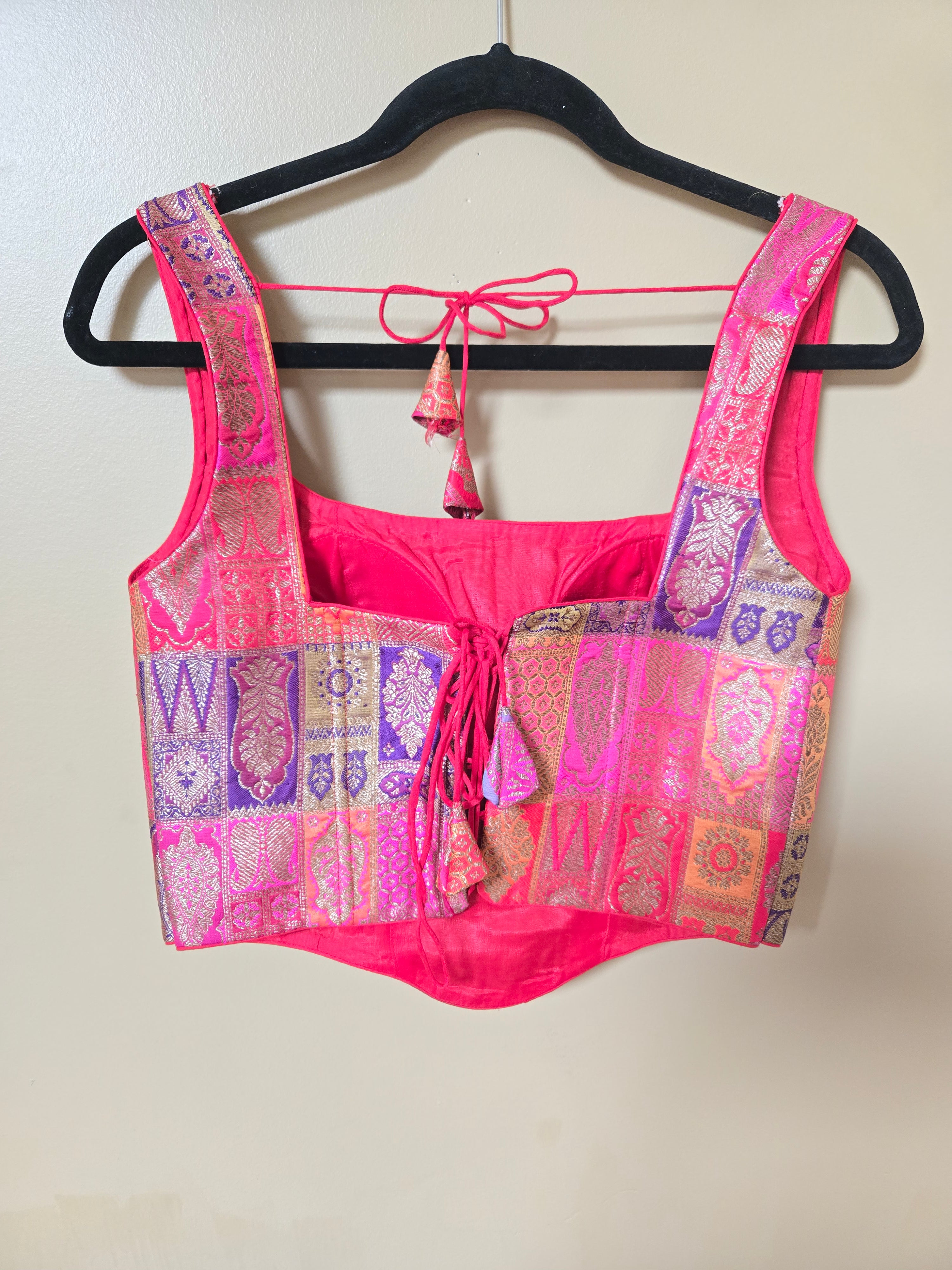 Pure banarasi Brocade Corset blouse