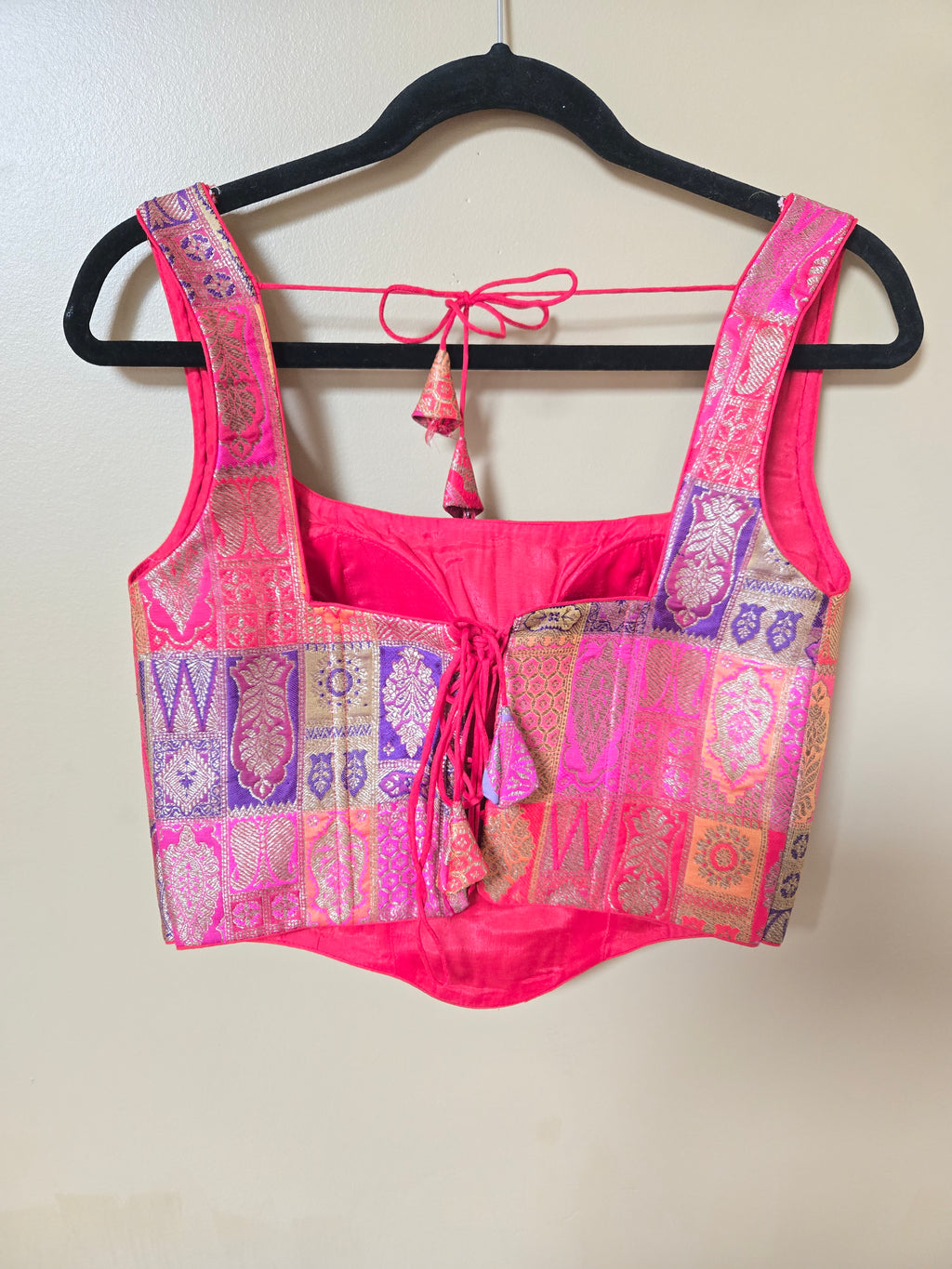 Pure banarasi Brocade Corset blouse