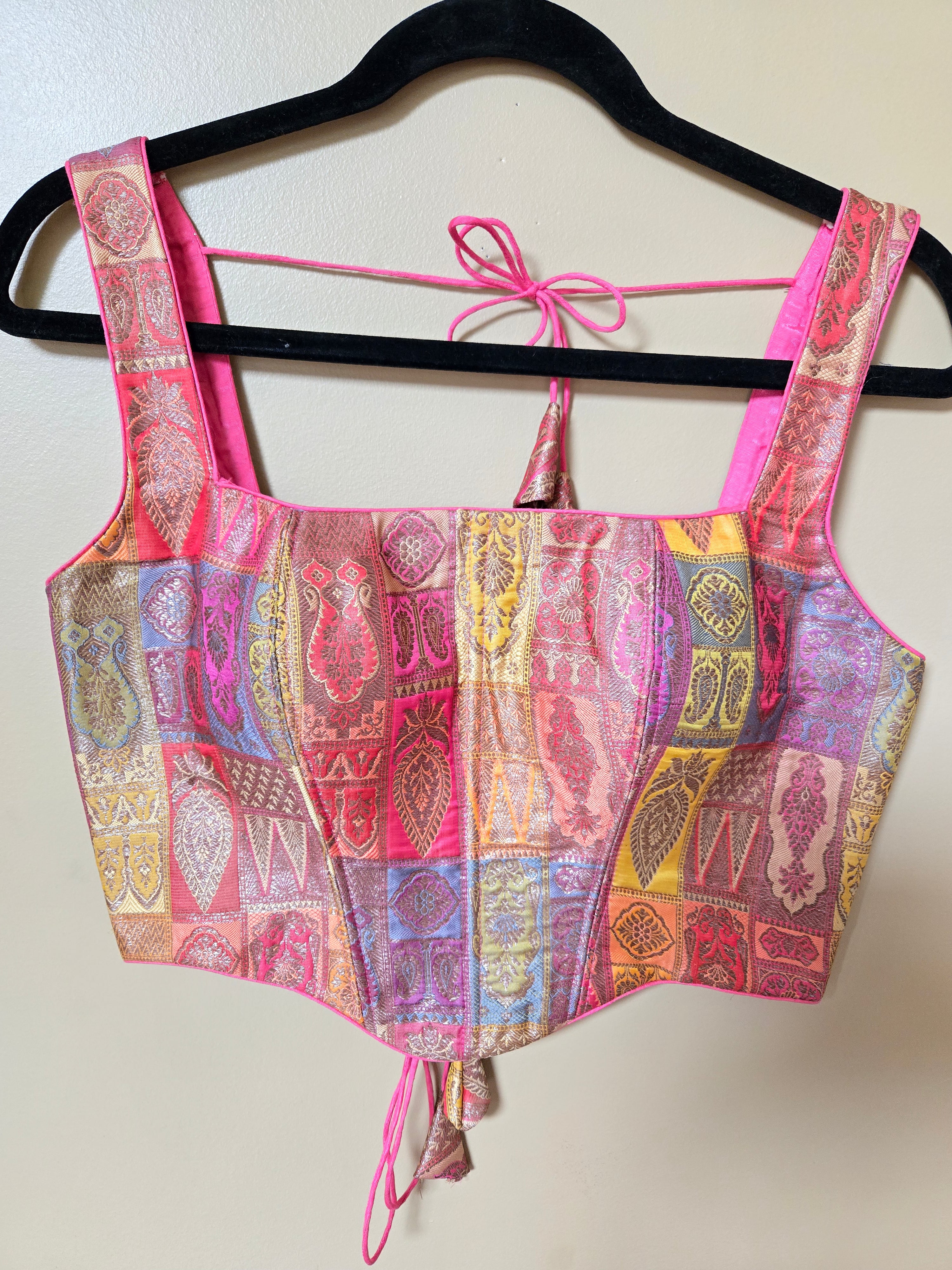 Pure banarasi Brocade Corset blouse