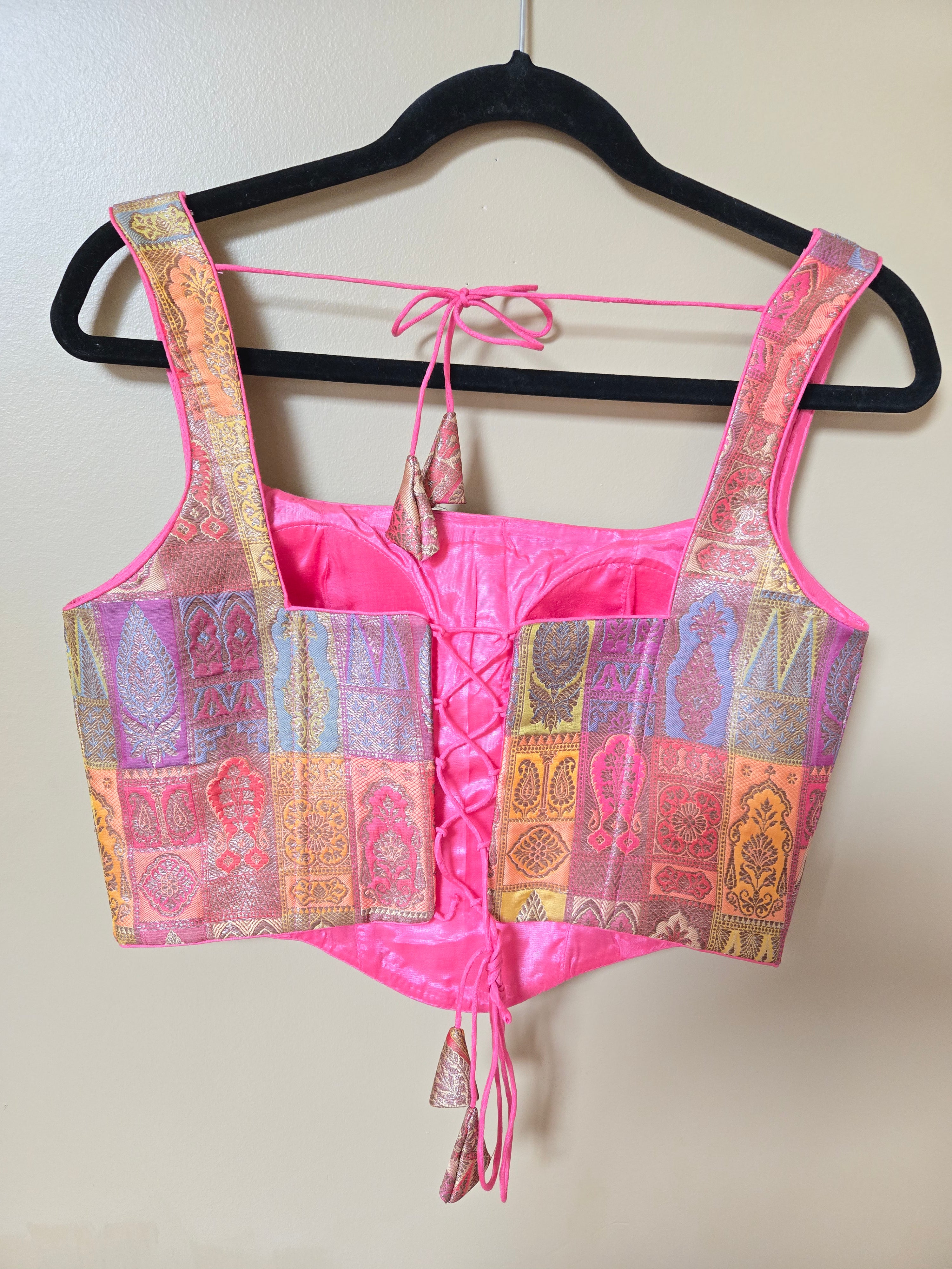 Pure banarasi Brocade Corset blouse