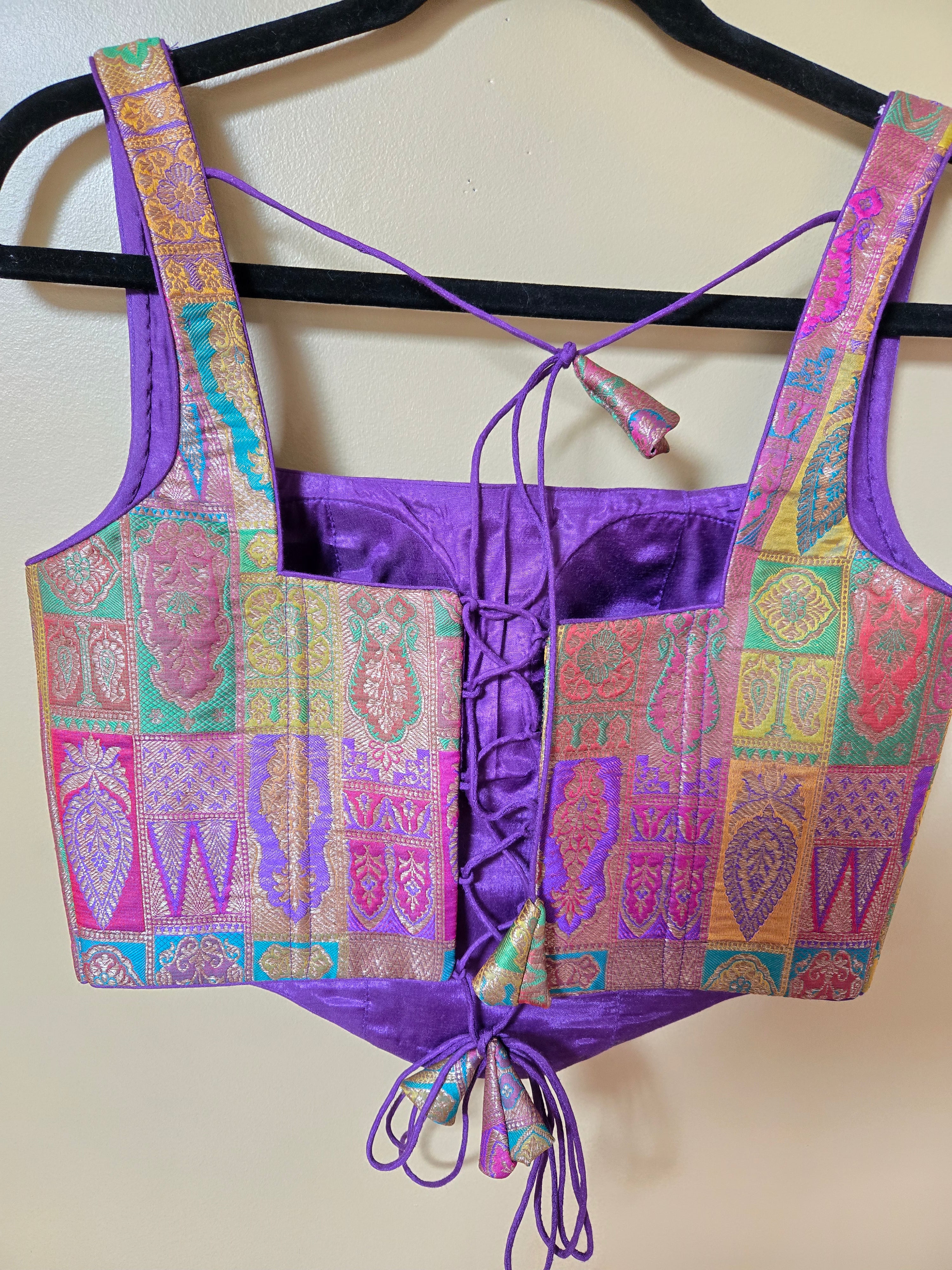 Pure banarasi Brocade Corset blouse