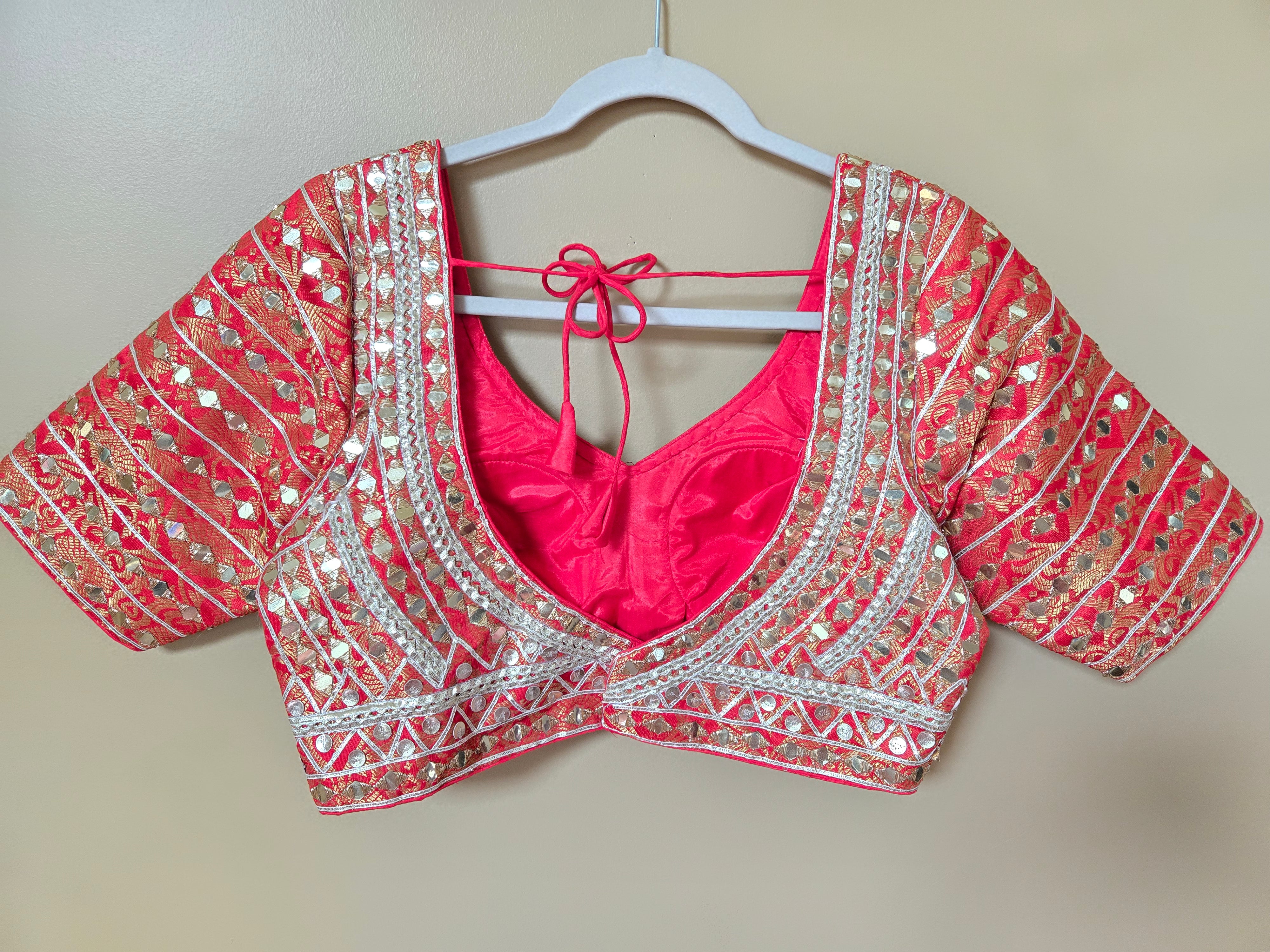 Angiya Blouse with Gota work