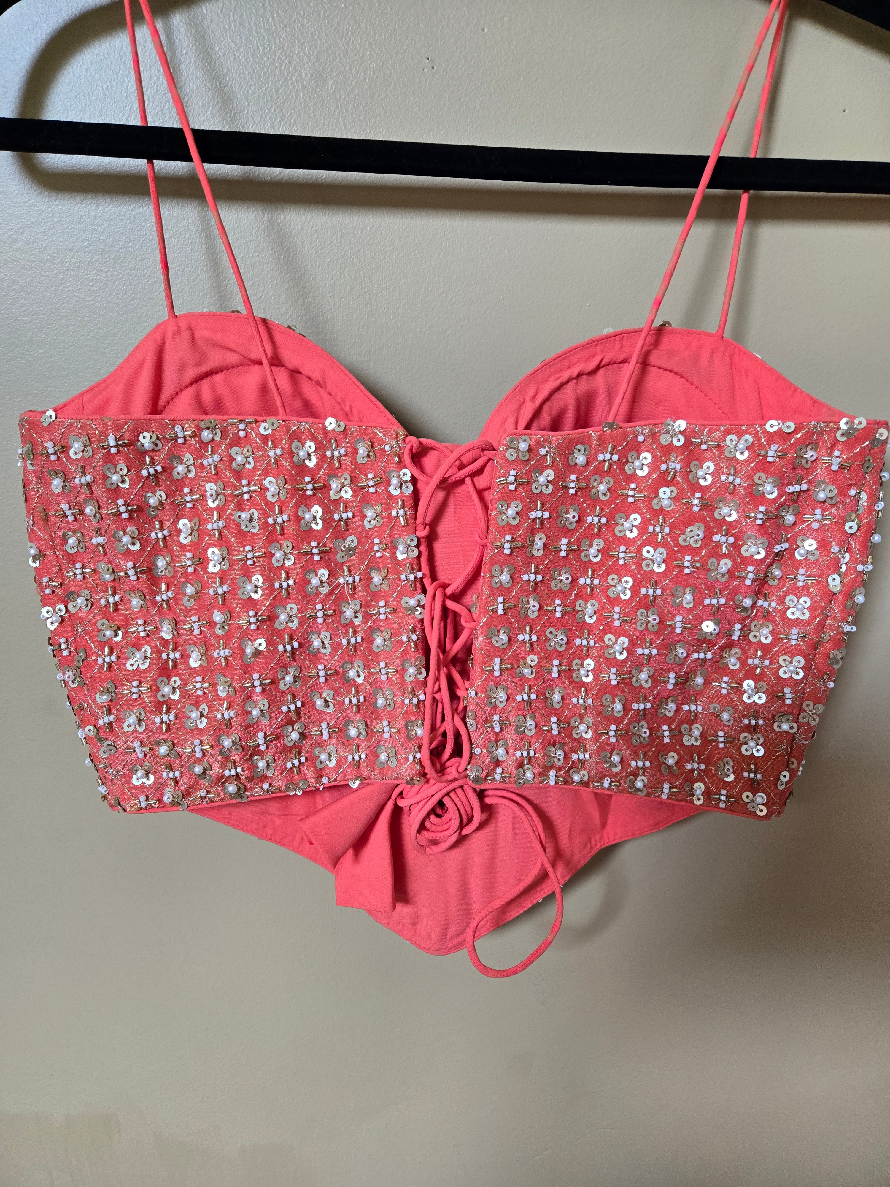 Corset Blouses with Pearl work