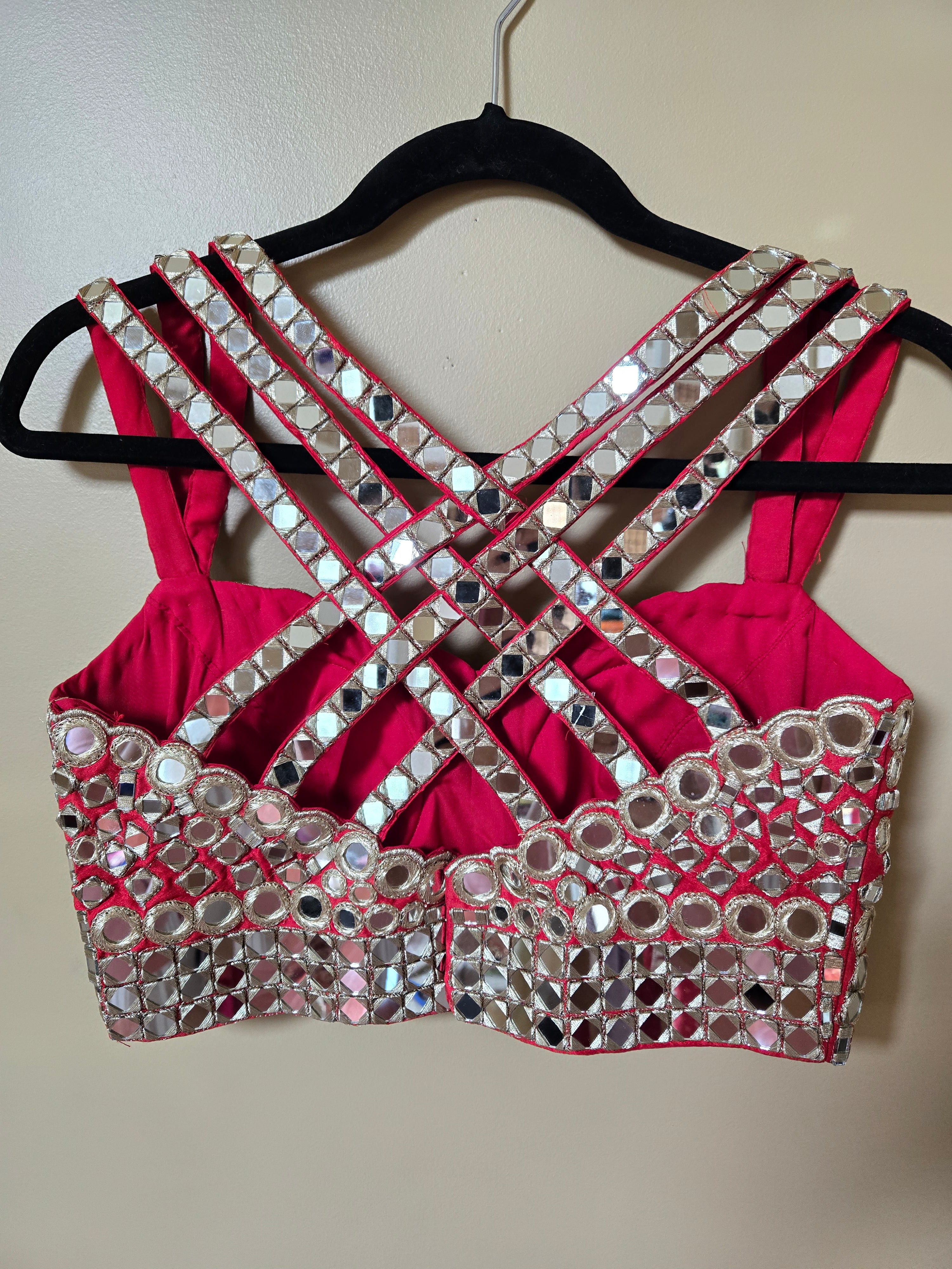 Mirror work blouse