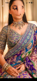 Blue Viral Saree