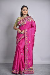 Pink Organza Saree