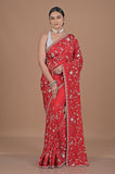 Chinon crepe with Jaal embroidery