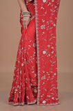 Chinon crepe with Jaal embroidery