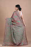 Kantha On Tusser silk