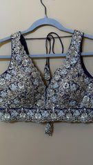 Designer Blouse with moti and Sequence work