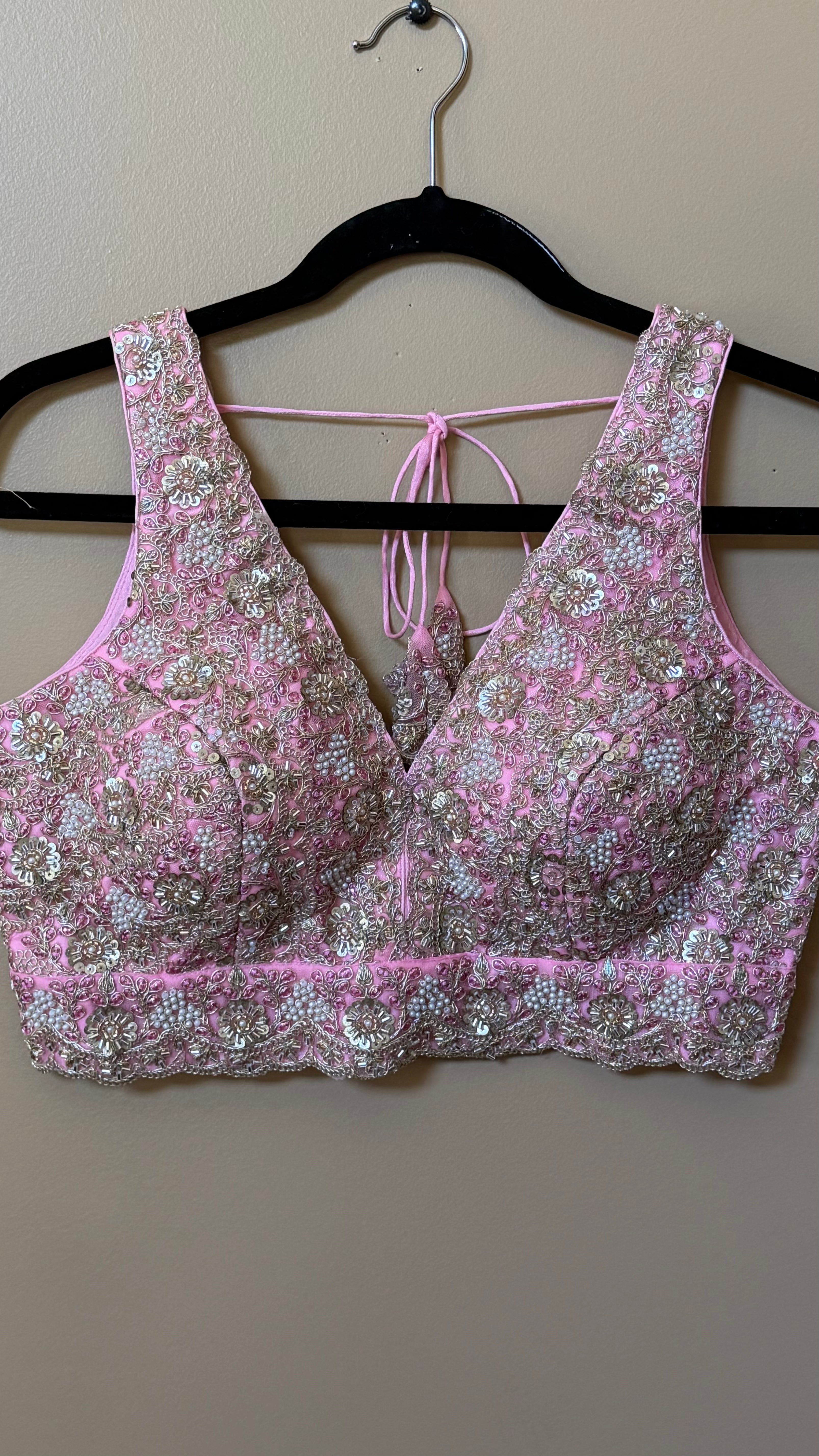 Designer Blouse with moti and Sequence work