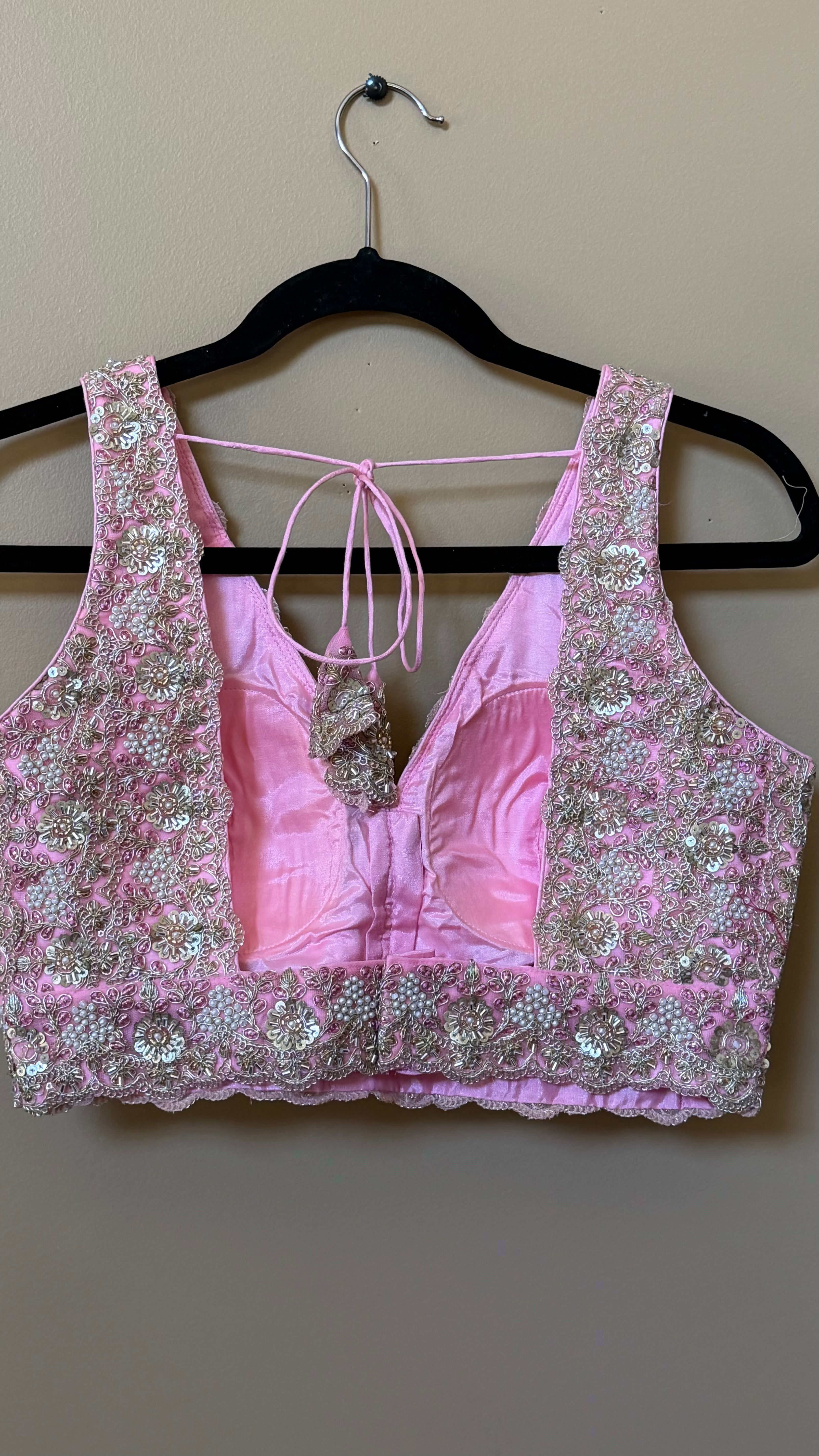 Designer Blouse with moti and Sequence work