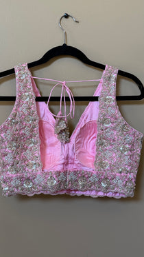 Designer Blouse with moti and Sequence work