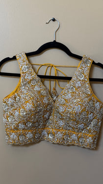 Designer Blouse with moti and Sequence work