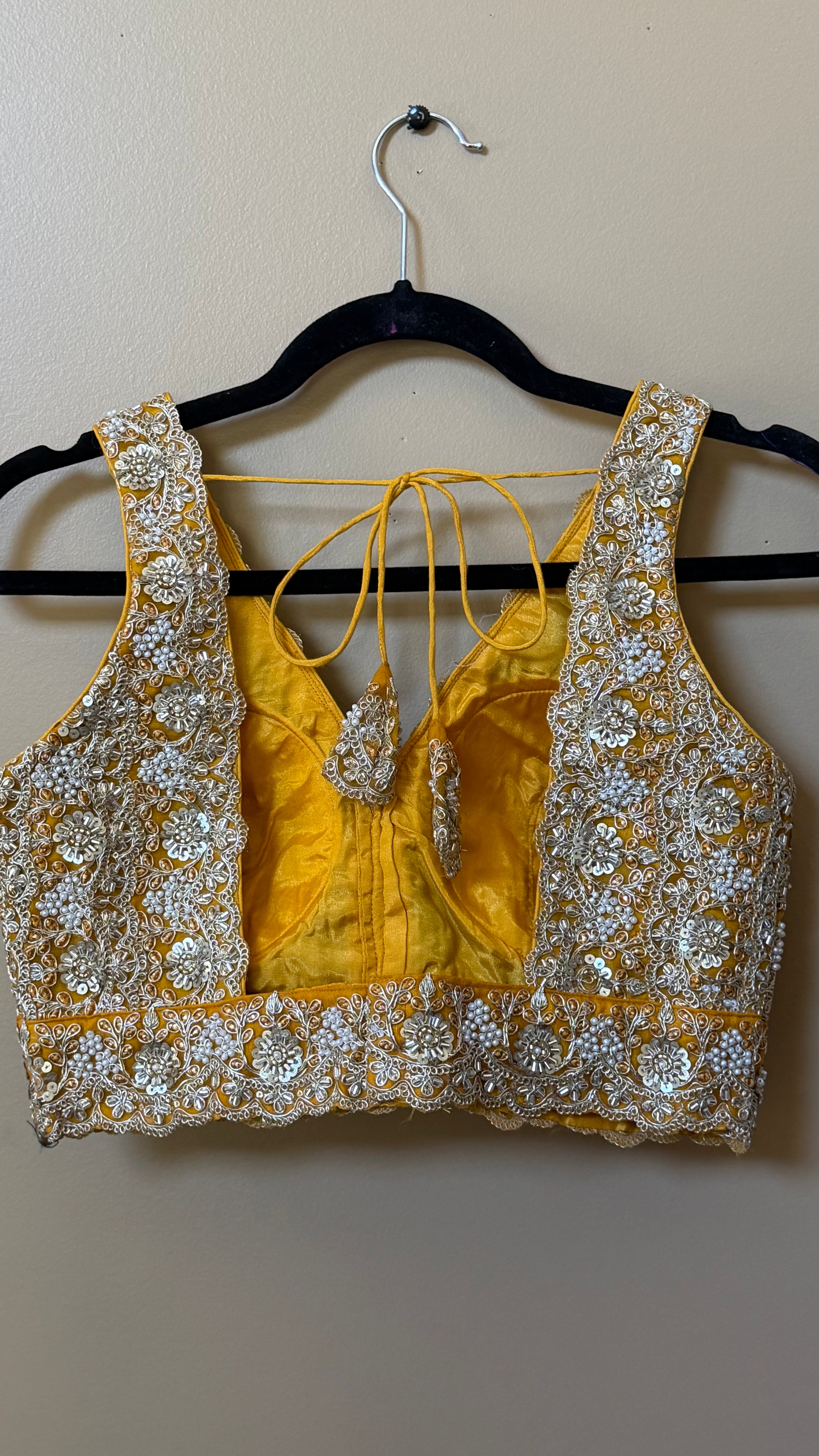 Designer Blouse with moti and Sequence work
