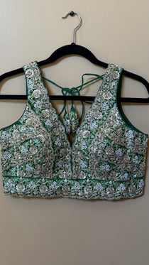 Designer Blouse with moti and Sequence work