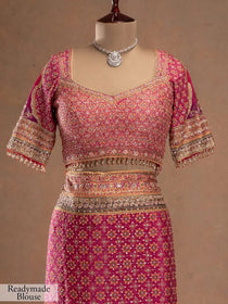Pink Saree