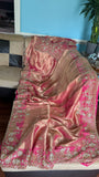 Georgette tissue saree