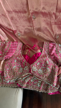 Georgette tissue saree