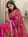 Red Raani Rasmandal Saree