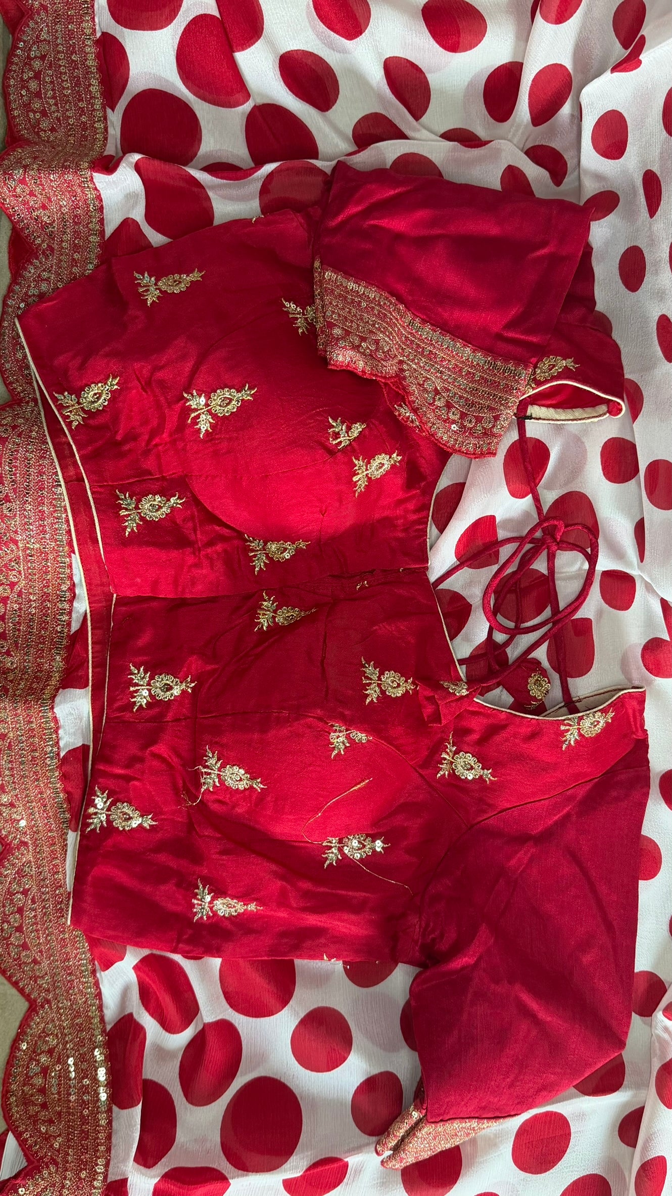 Chinon Silk saree