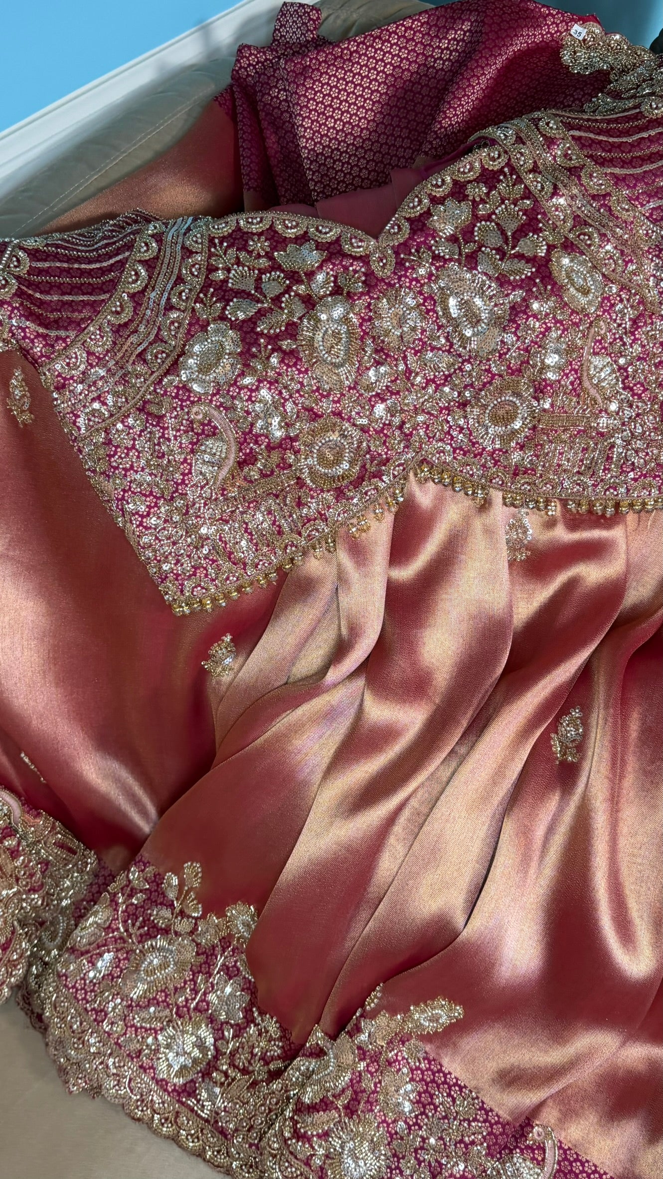 Georgette tissue saree