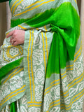 Rai Bandhaj Saree on silk