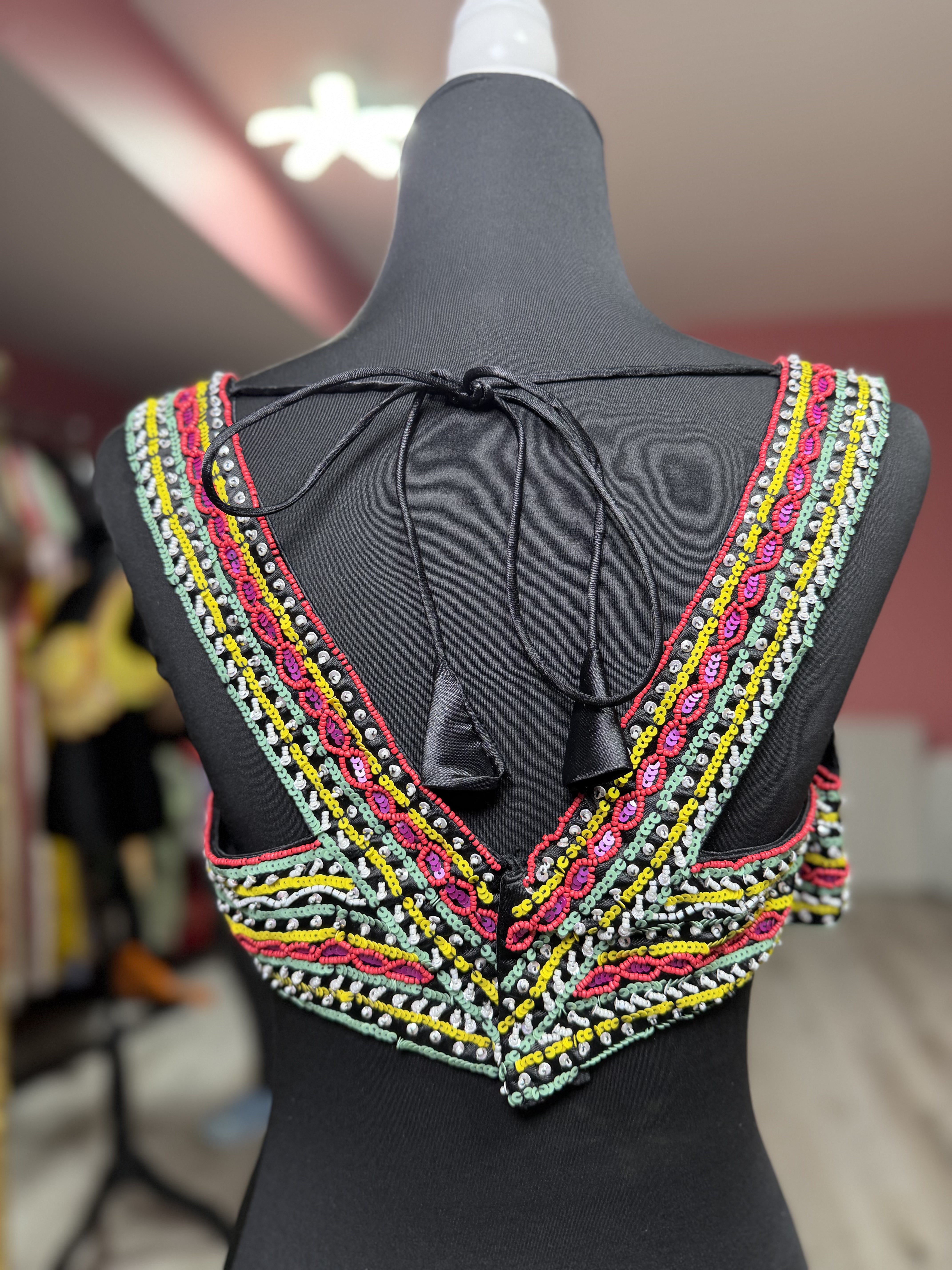 Bralette blouses with Hand embroidery