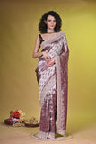 Kanjeevaram Tissue With Hand embroidered Border