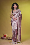 Kanjeevaram Tissue With Hand embroidered Border