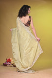 Tissue Georgette with Hand embroidered border