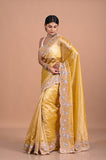 Georgette Tissue with Handembroidery