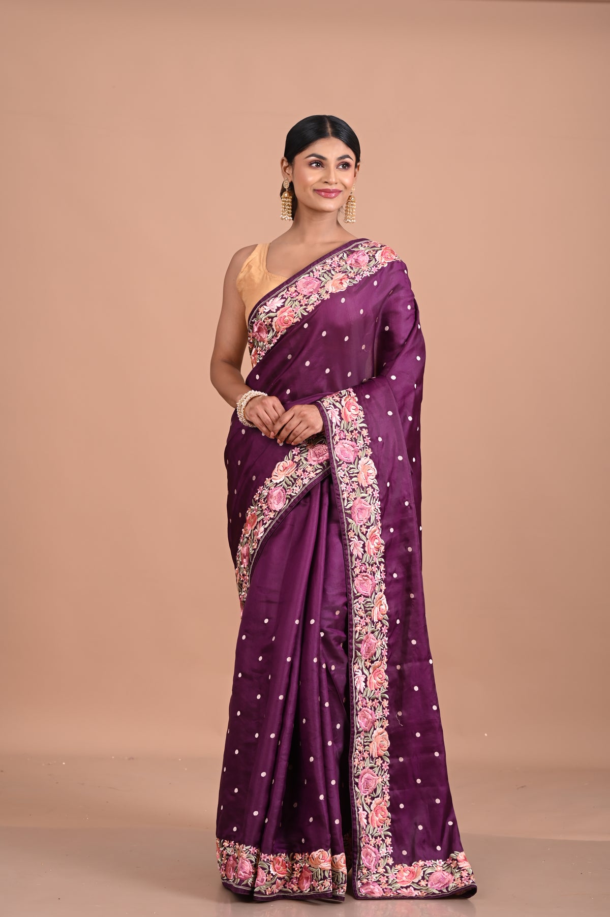 Parsi work on silk Main image