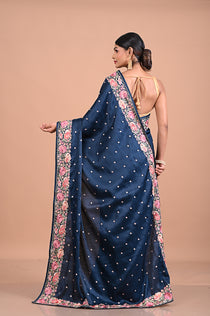 Parsi work on silk