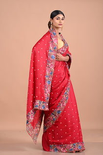 Parsi work on silk